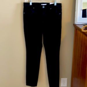 LOFT black velvet skinny jeans